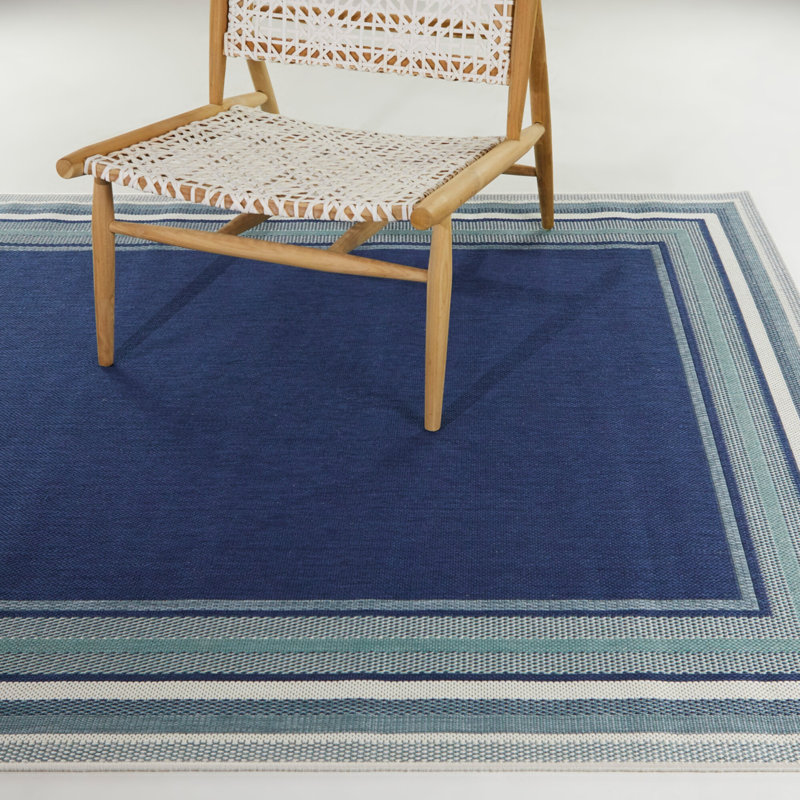 Balta Flatweave Blue Indoor/Outdoor Rug & Reviews Wayfair
